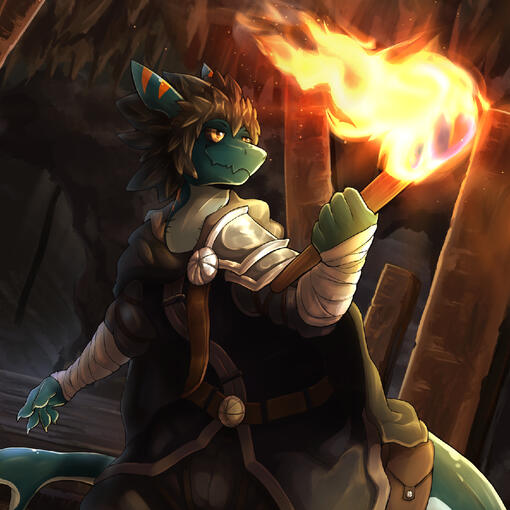 Halfbody shading background