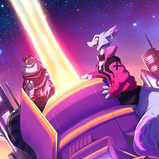 Multi char cel shading